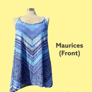 Multicolored Spaghetti Strap Top